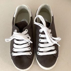 Kids Casual Shoes | Grey Suede | Size 28 (US 11) | LMDT Collection